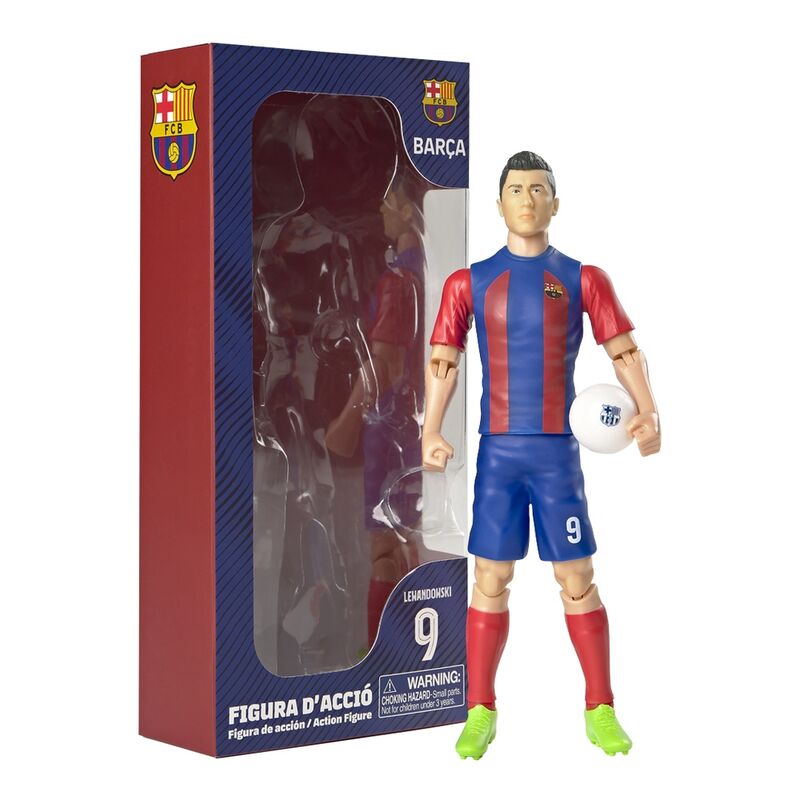 action figure lewandowki fc barcelona 20cm