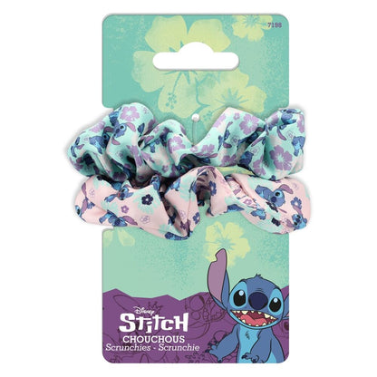 blister of 2 disney stitch scrunchies
