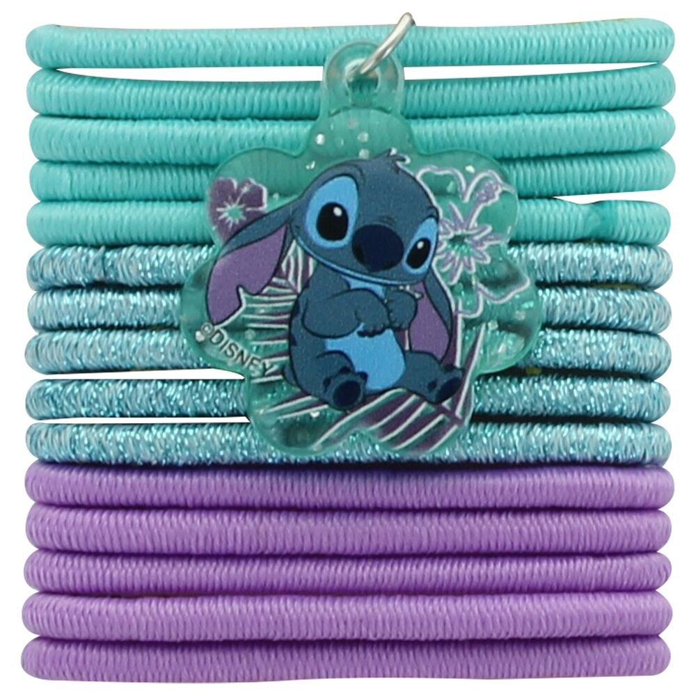 Blister pack of 15 Stitch Disney hair ties
