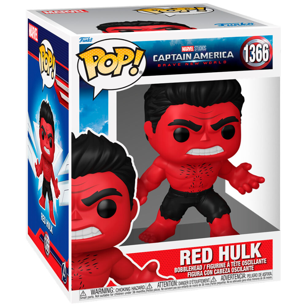 POP Figure Super Marvel Captain America Brave New World Red Hulk