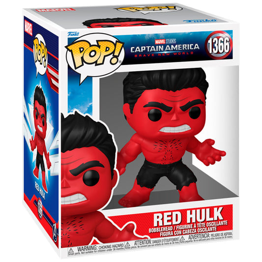 POP Figure Super Marvel Captain America Brave New World Red Hulk