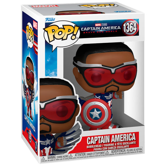 Figura POP Marvel Captain America Il mondo nuovo Captain America