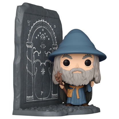 pop deluxe figure the lord of the rings gandalf with doors of durin