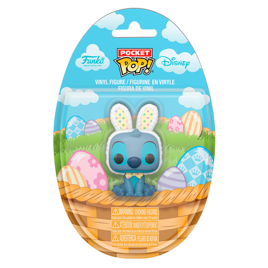 disney pocket pop stitch figure  stitch easter bunny