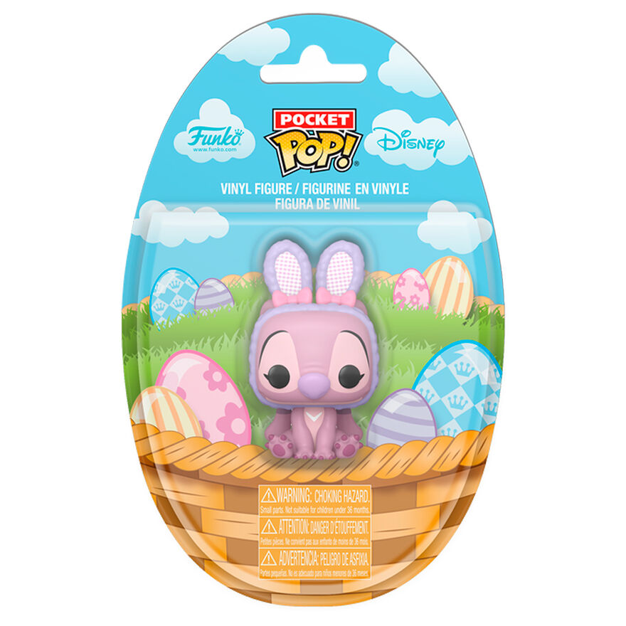 disney pocket pop stitch angel easter bunny figure