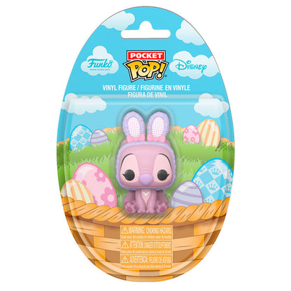 disney pocket pop stitch angel easter bunny figure