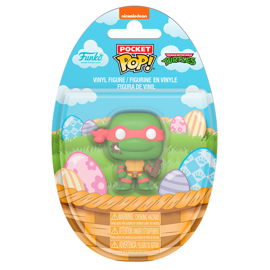 pocket pop teenage mutant ninja turtles raphael easter bunny figure