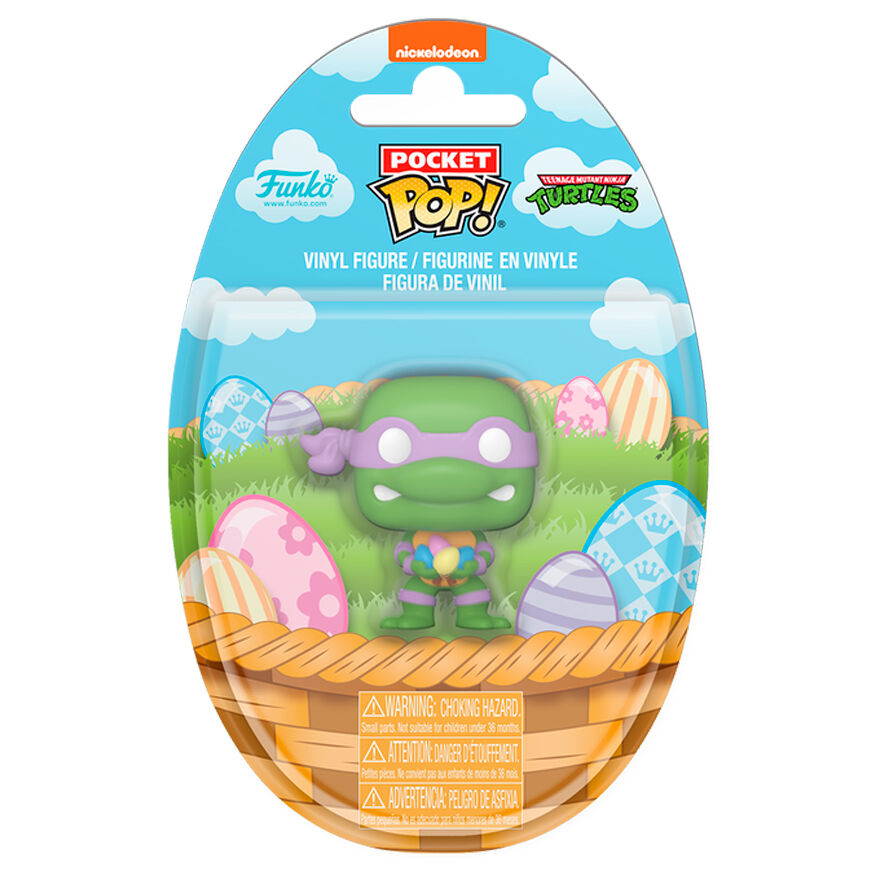 pocket pop teenage mutant ninja turtles donatello easter bunny figure