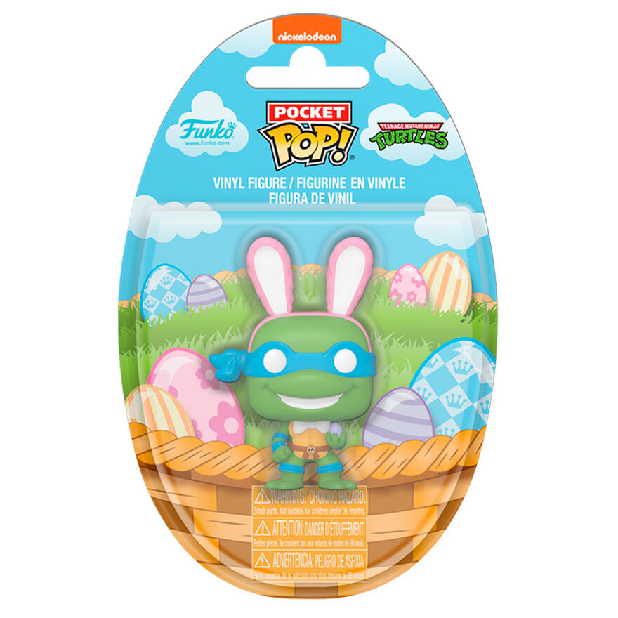 pocket pop teenage mutant ninja turtles leonardo easter bunny figure
