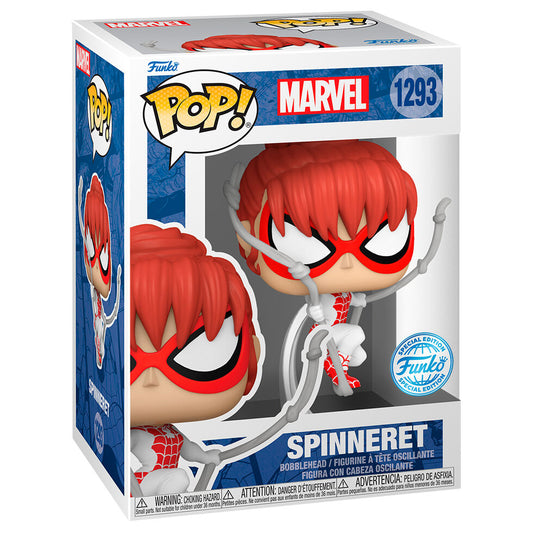 marvel spider man spinneret exclusive pop figure