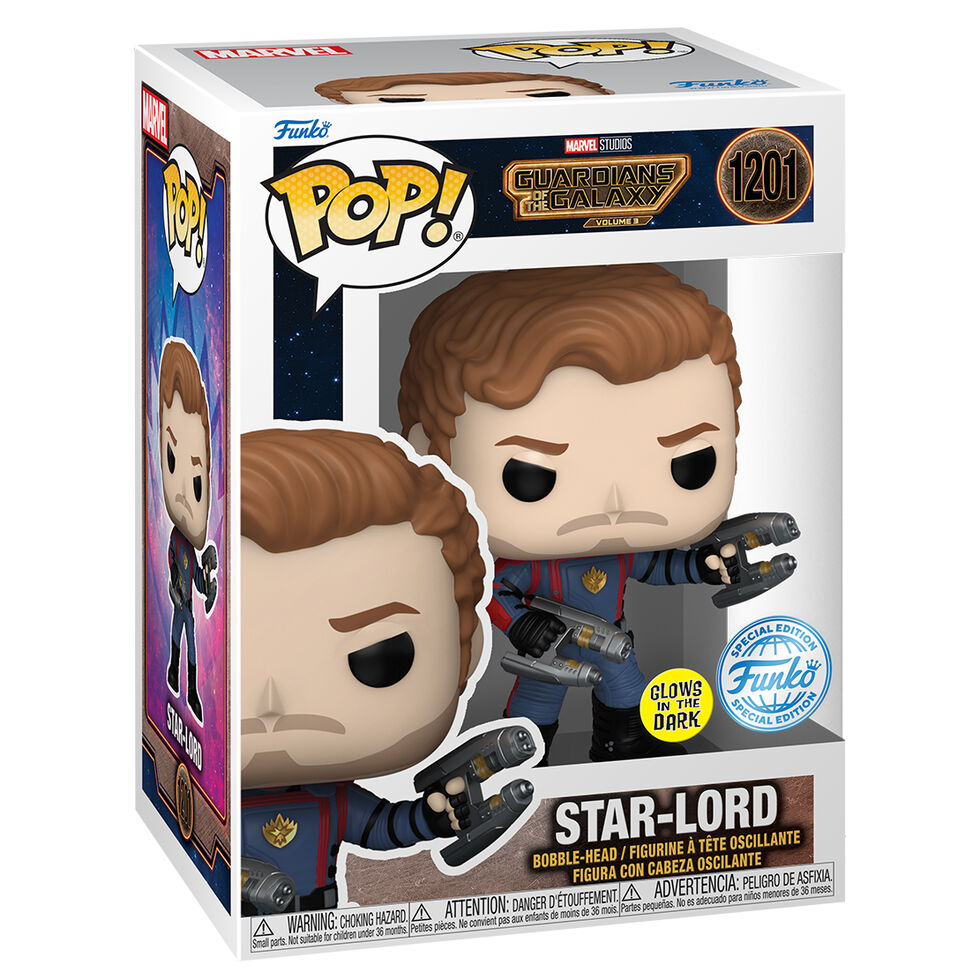 marvel guardians of the galaxy star lord pop figure exclusive