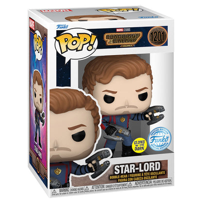 marvel guardians of the galaxy star lord pop figure exclusive