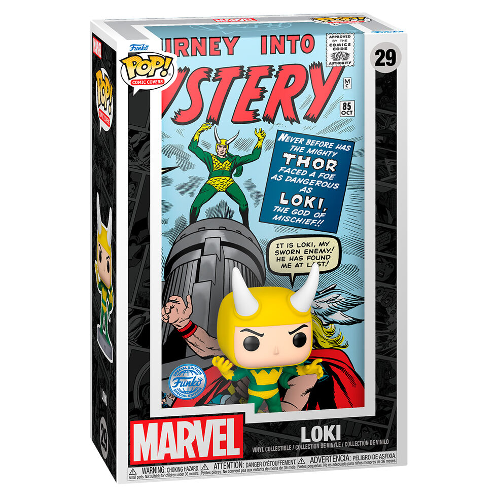 pop figure comic cover marvel loki exclusive