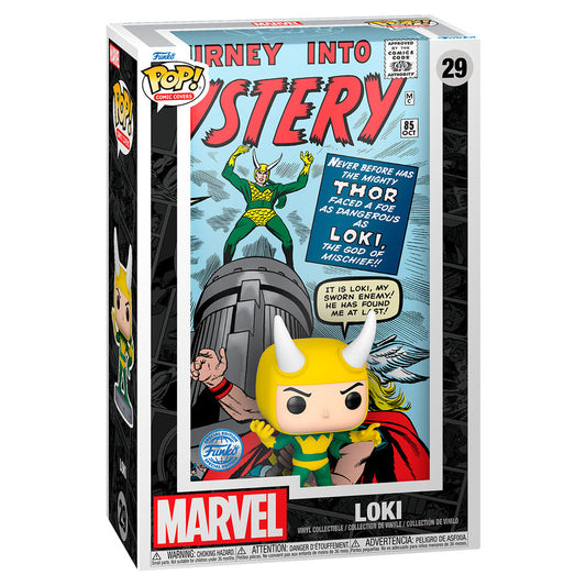 pop figure comic cover marvel loki exclusive