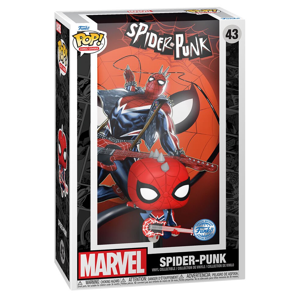 pop figure comic cover marvel spider punk exclusive