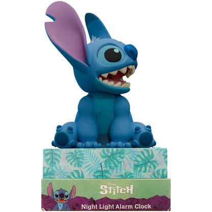 Lampada 3D con sveglia Stitch Disney