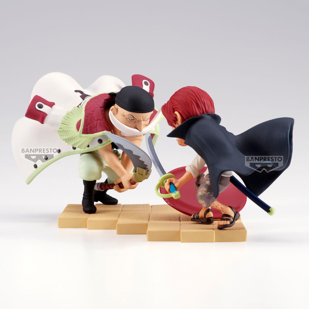 Figurka Edward Newgate kontra Shanks World Collectable Log Stories One Piece 13 cm