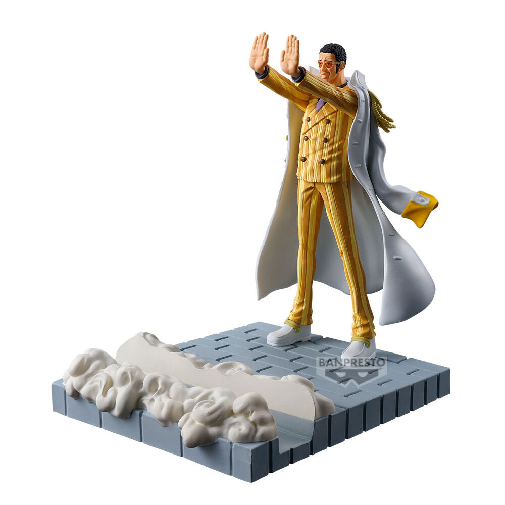 Kizaru Borsalino statuetta di One Piece da 12 cm