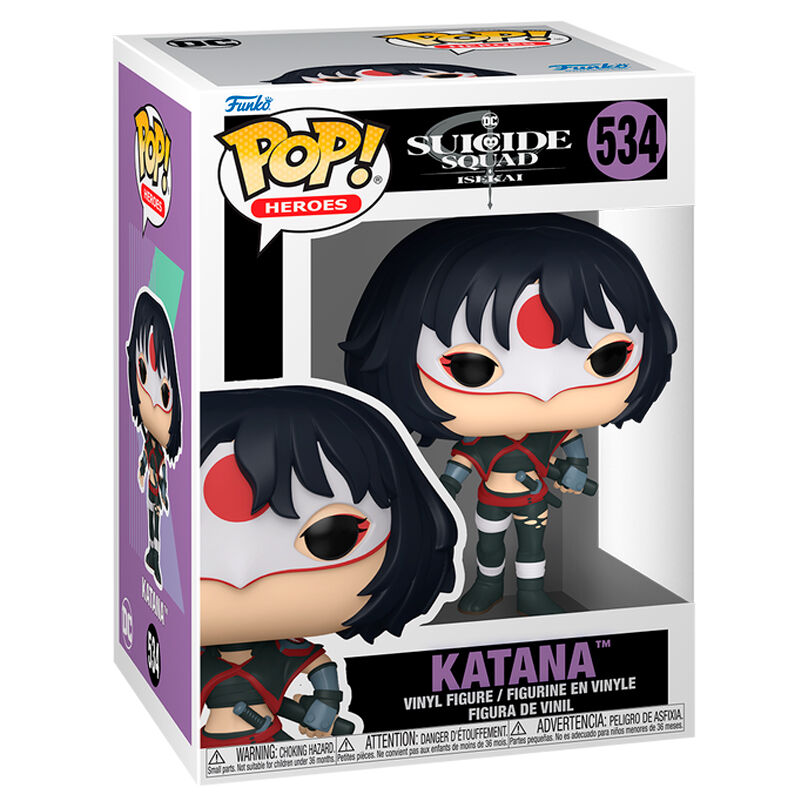 Figura POP da DC Comics Esquadrão Suicida Isekai Katana