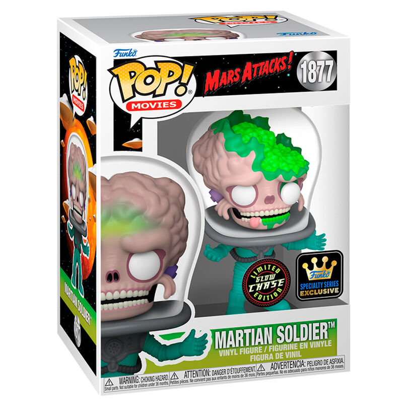POP Figure Mars Attacks Martian Soldier Exclusive 51 Chase