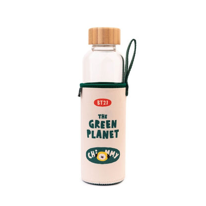 chimmy bt21 glass bottle