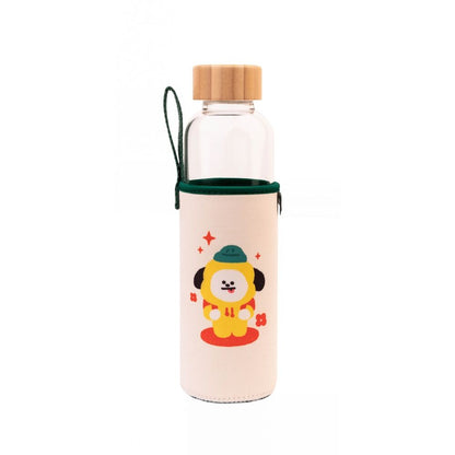 Chimmy BT21 glass bottle