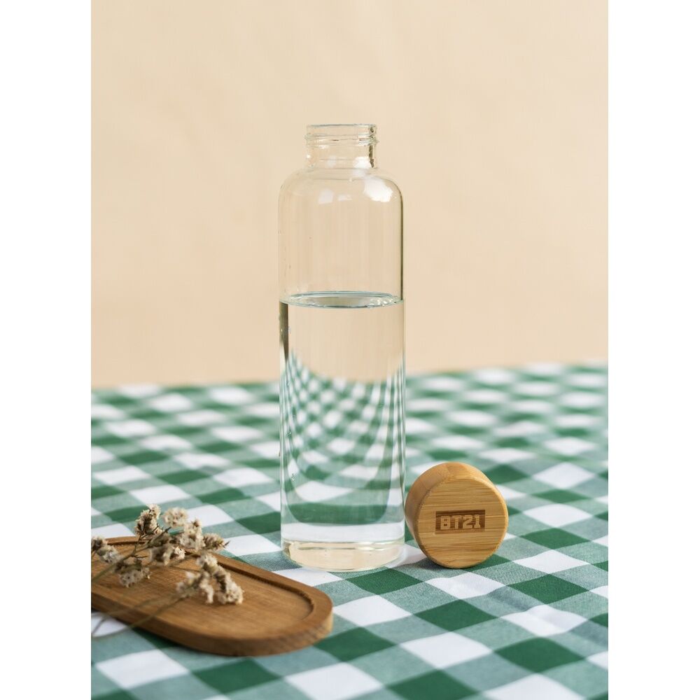 BT21 glass bottle
