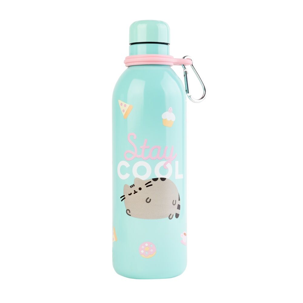 foodie pusheen 500ml stainless steel bottle