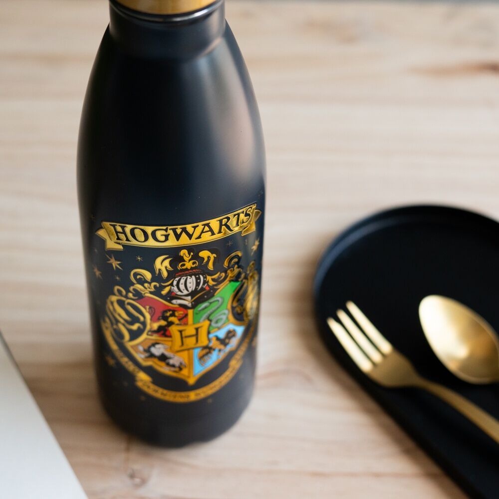 Garrafa de aço inoxidável Hogwarts Harry Potter 500ml