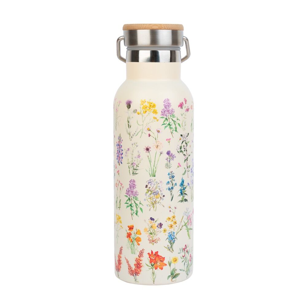 wild flowers 500ml stainless steel bottle
