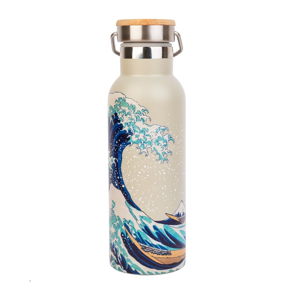 stainless steel bottle the great wave off kanagawa hokusai 500ml