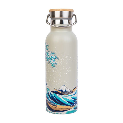Botella de acero inoxidable La gran ola de Kanagawa Hokusai 500 ml