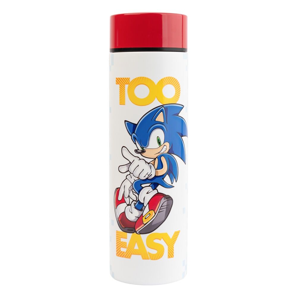 sonic the hedgehog 420ml stainless steel bottle