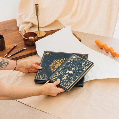 Ensemble cahier A5 + stylo Astral