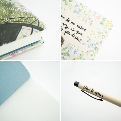 A5 Notizbuch + Ana Marin Stiftset