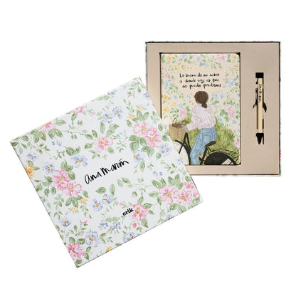 A5 Notizbuch + Ana Marin Stiftset