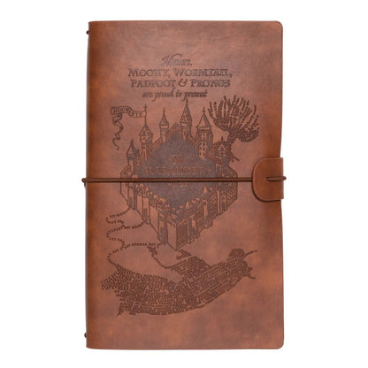 marauder's map travel journal by harry potter