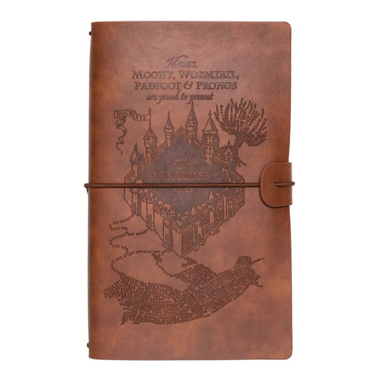marauder's map travel journal by harry potter