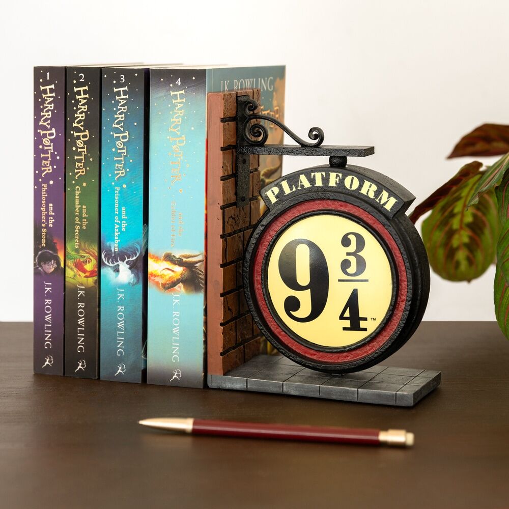 Fermalibri di Harry Potter a forma di binario 9 ¾