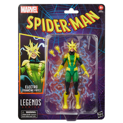 Figura de acción Electro Francine Frye Spider-Man Marvel 15cm