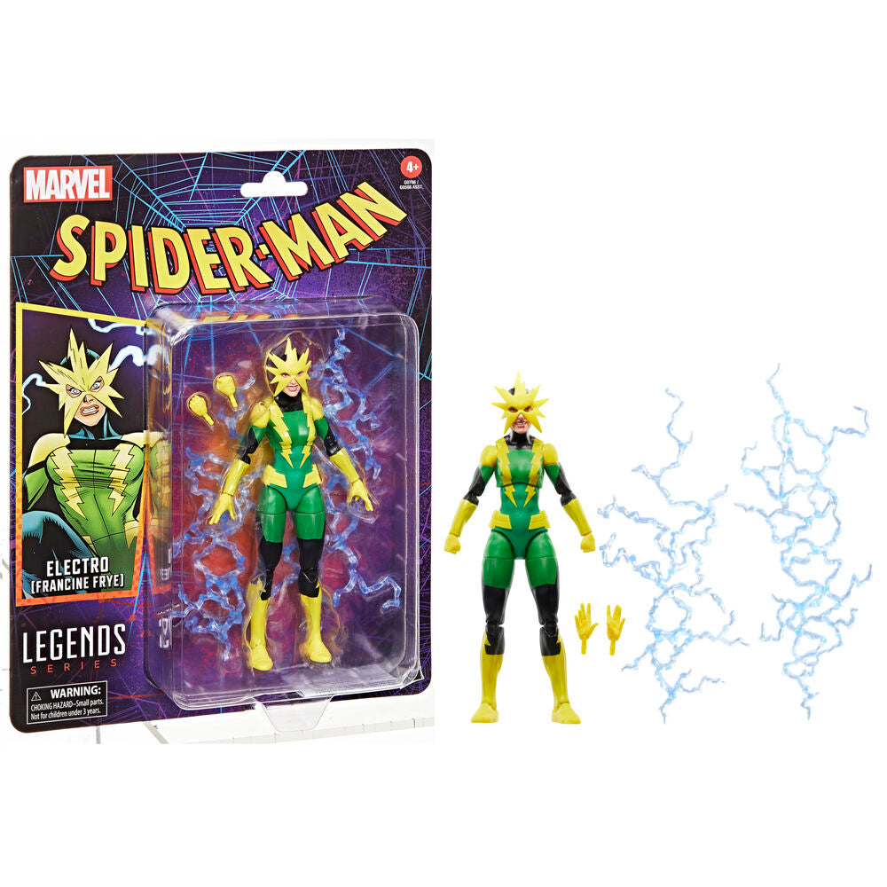 Figura de acción Electro Francine Frye Spider-Man Marvel 15cm