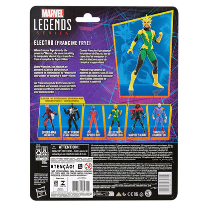 Figura de acción Electro Francine Frye Spider-Man Marvel 15cm