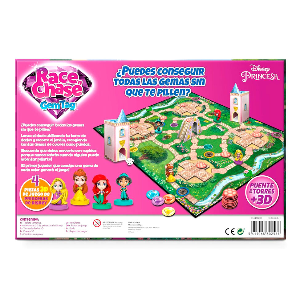 Gioco da tavolo Disney Princess Race Chase (in spagnolo)