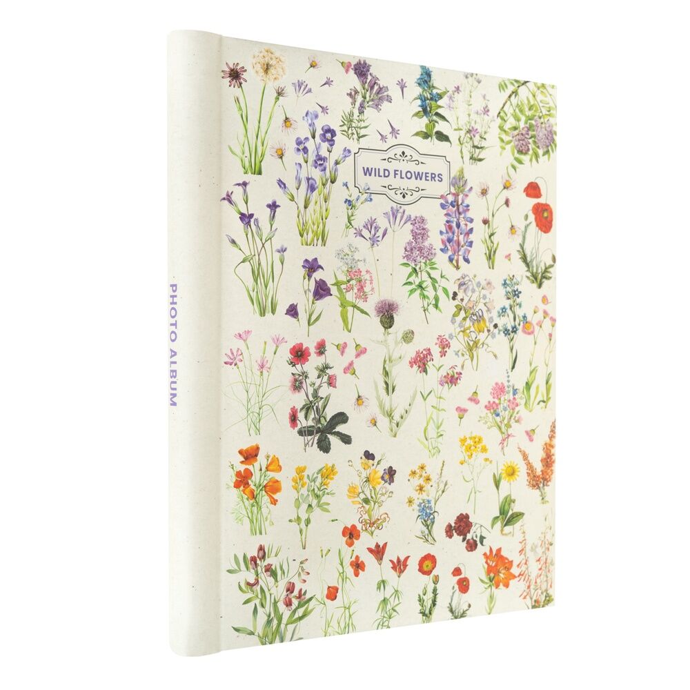 self adhesive photo album wildflowers