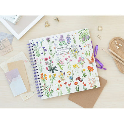 Scrapbook Photo Album Wild Flowers