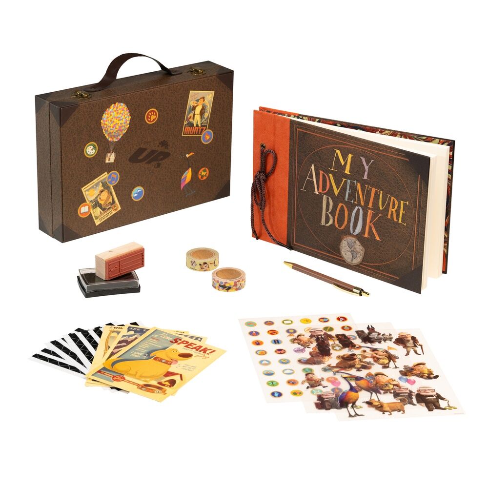 scrapbook briefcase set my adventure book up disney pixar