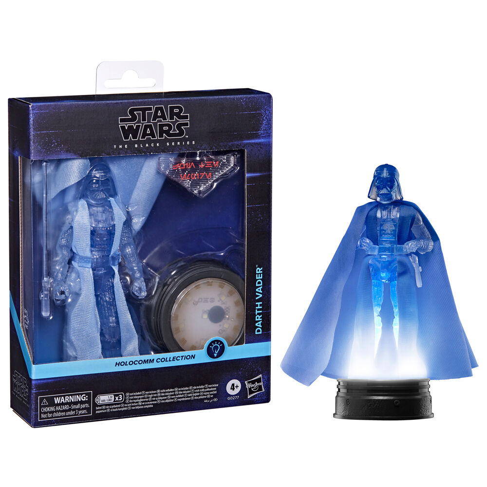 Action figure di Darth Vader della collezione Holocomm di Star Wars 15 cm