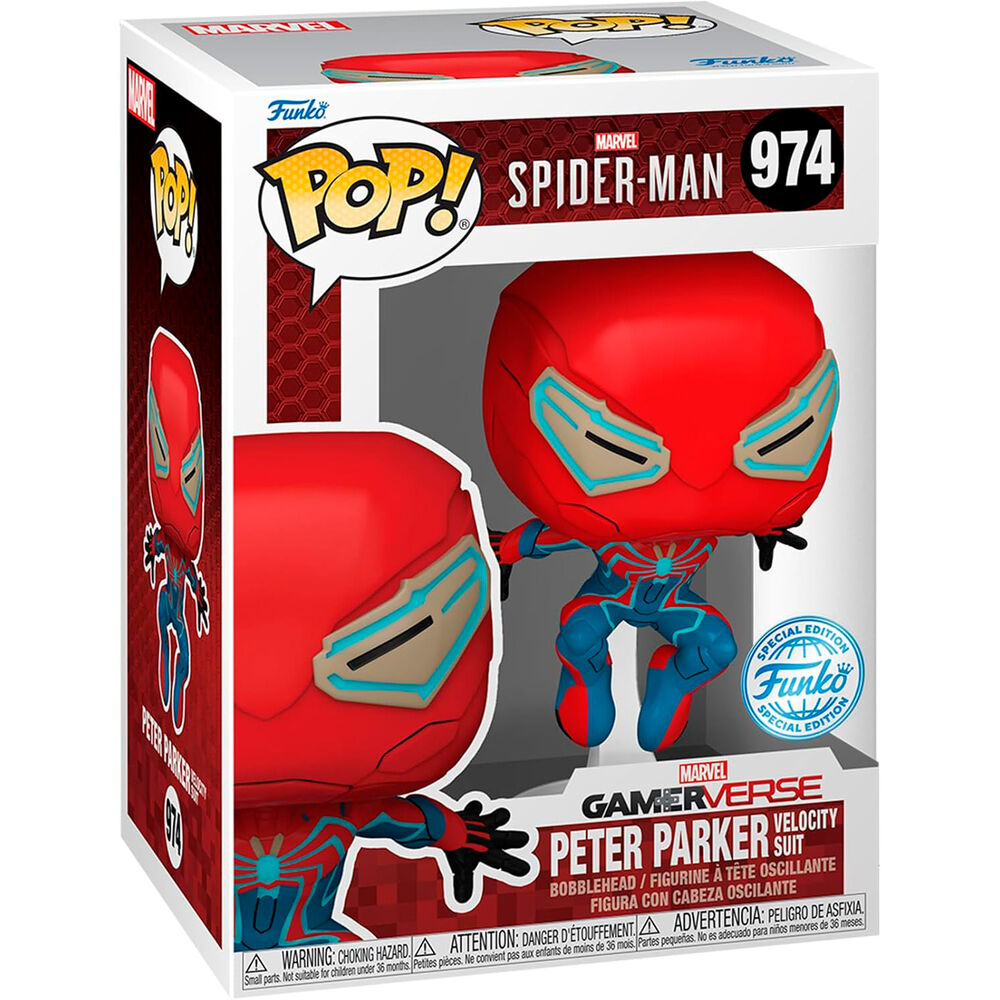 pop figure marvel spider man peter parker exclusive