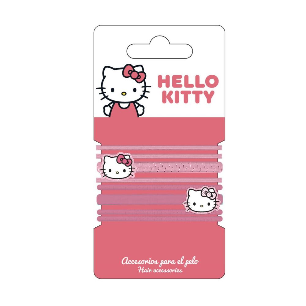 blister of 8 hello kitty scrunchies