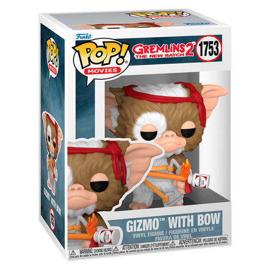 Statuetta POP Gremlins 2 The New Batch Gizmo con arco